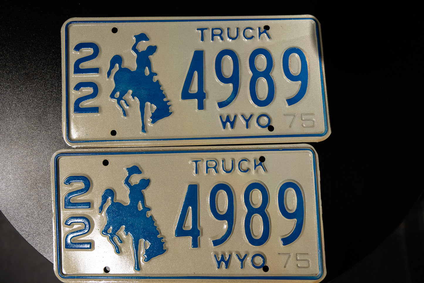 22 Truck License Plates 4989