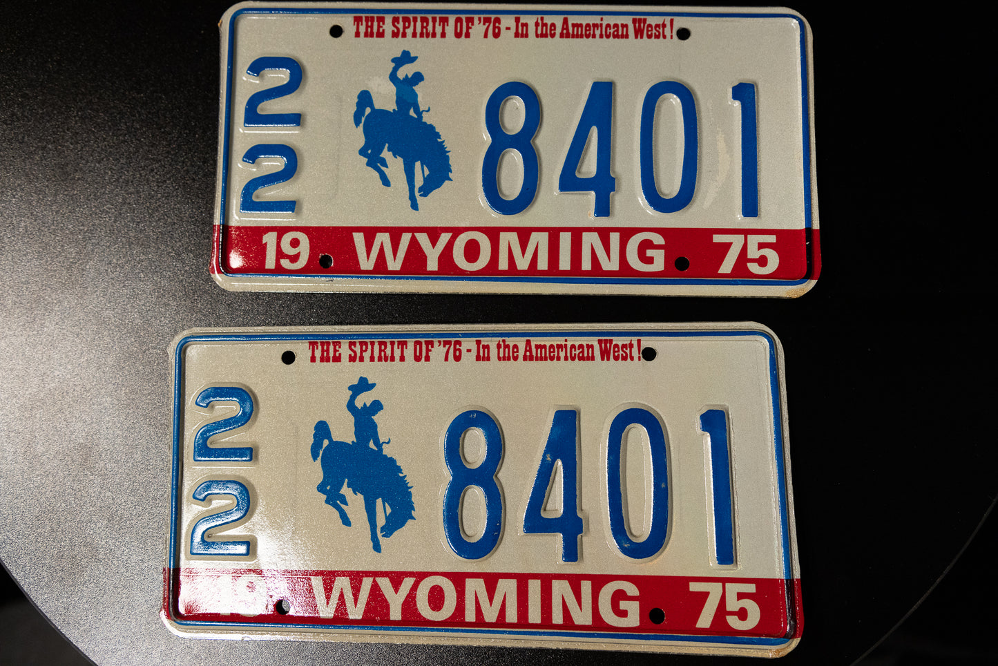 22 License Plates 8401 from 1975